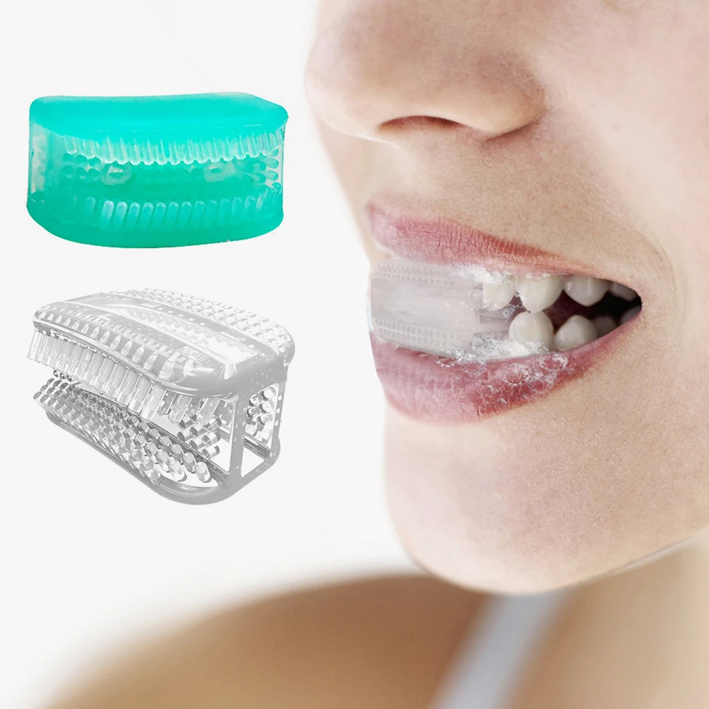1Pc Portable Oral Cleaning mini Lazy food grade Silicone Bite Toothbrush chewing Three-sided Clean Tooth Cleaner whitening Brush
1Pc Portable Oral Cleaning mini Lazy food grade Silicone Bite Toothbrush chewing Three-sided Clean Tooth Cleaner whitening Brush