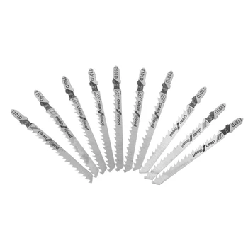 10Pcs/Set T101D 100mm HCS Jig Saw Blades Clean Cutting for Wood PVC Fibreboard
10Pcs/Set T101D 100mm HCS Jig Saw Blades Clean Cutting for Wood PVC Fibreboard
