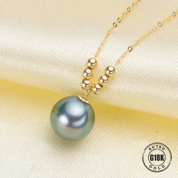 Luxury genuine G18K Gold Accessories Fashion Pearl Pendant Settings Findings Pendant Mountings Women Accessories Female Jewwelry
Luxury genuine G18K Gold Accessories Fashion Pearl Pendant Settings Findings Pendant Mountings Women Accessories Female Jewwelry