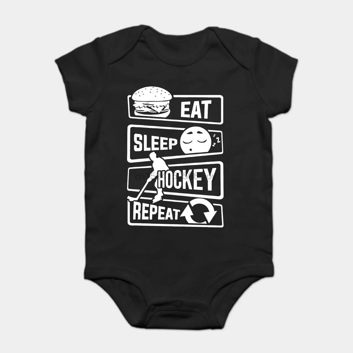 Baby Onesie Baby Bodysuits kid t shirt Funny Breathable Eat Sleep Hockeyer Repeat Ice Sporter Puck Winter Hiphop 2018 Camisa
Baby Onesie Baby Bodysuits kid t shirt Funny Breathable Eat Sleep Hockeyer Repeat Ice Sporter Puck Winter Hiphop 2018 Camisa