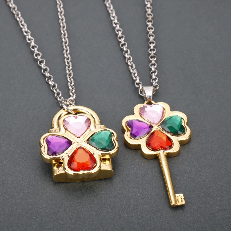 MQCHUN Trendy Jewelry Four Leaf Clover Charm Necklace Gold Color Key & Lock Pendant Choker Necklace for Women Gifts
MQCHUN Trendy Jewelry Four Leaf Clover Charm Necklace Gold Color Key & Lock Pendant Choker Necklace for Women Gifts