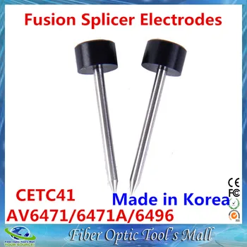 Free Shipping 1pair Electrodes for CETC AV6471 AV6471A AV6471AG AV6496A Fusion Splicer Made in Korea 
Free Shipping 1pair Electrodes for CETC AV6471 AV6471A AV6471AG AV6496A Fusion Splicer Made in Korea