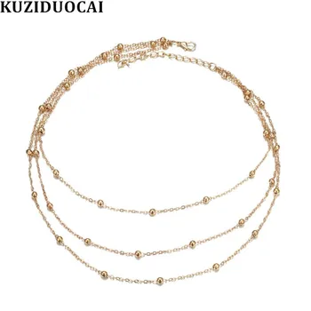 Kuziduocai 2019 Summer New Fashion Jewelry Alloy Multi-layer Beaded Choker Short Chain Necklaces & Pendants For Women Collares
Kuziduocai 2019 Summer New Fashion Jewelry Alloy Multi-layer Beaded Choker Short Chain Necklaces & Pendants For Women Collares