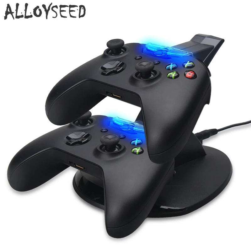 ALLOYSEED Dual USB LED Gamepad Controller Charger Stand Dock Station For Xbox One Wireless Controller Charging Cradle Holder
ALLOYSEED Dual USB LED Gamepad Controller Charger Stand Dock Station For Xbox One Wireless Controller Charging Cradle Holder