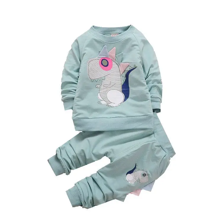 2019 new cute baby girl clothes suit cartoon dinosaur printing sweatshirt pants 2 set of Kids autumn winter fashion clothing set
2019 new cute baby girl clothes suit cartoon dinosaur printing sweatshirt pants 2 set of Kids autumn winter fashion clothing set