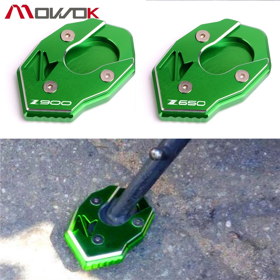 New Arrival For Kawasaki Z650 Z 650 2017 Z900 Z900RS Green Motorcycle CNC Side Stand Plate Enlarger Kickstand Extension
New Arrival For Kawasaki Z650 Z 650 2017 Z900 Z900RS Green Motorcycle CNC Side Stand Plate Enlarger Kickstand Extension