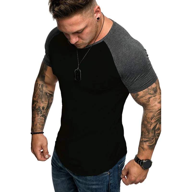 Brand Men'S T Shirt 2019 Summer Splicing Fashion O-Neck Short-Sleeved Tees Male Casual T-Shirt Slim Male Tops Tees 3XL
Brand Men'S T Shirt 2019 Summer Splicing Fashion O-Neck Short-Sleeved Tees Male Casual T-Shirt Slim Male Tops Tees 3XL