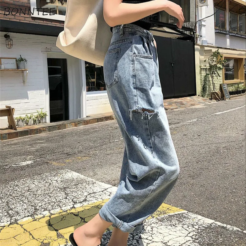 Jeans Women Soft New Trendy Elegant All-match High-quality Korean Style Loose Leisure Daily Womens Female Lovely Simple Solid
Jeans Women Soft New Trendy Elegant All-match High-quality Korean Style Loose Leisure Daily Womens Female Lovely Simple Solid