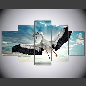 5 Panels Wall Art Canvas Painting Hunting Egrets Cuadros Modular Pictures Good Quality Wall Pictures For Living Room IM-376
5 Panels Wall Art Canvas Painting Hunting Egrets Cuadros Modular Pictures Good Quality Wall Pictures For Living Room IM-376