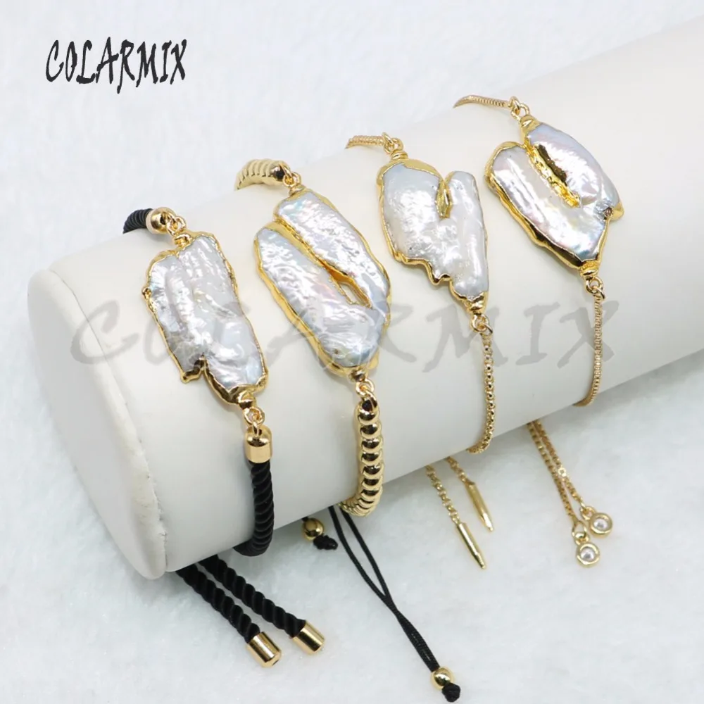 10 pieces pearl bracelets electroplated free-form pearl bracelets jewelry for women 4896
10 pieces pearl bracelets electroplated free-form pearl bracelets jewelry for women 4896