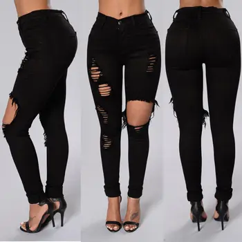 2017 Fashion Women Ladies Skinny Ripped Denim Pants Jeans Trousers High Waist Sexy Women Pencil Jeans
2017 Fashion Women Ladies Skinny Ripped Denim Pants Jeans Trousers High Waist Sexy Women Pencil Jeans