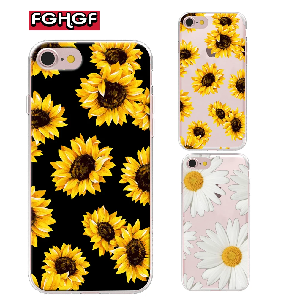 Cute Summer Daisy Sunflower Floral Flower Soft Clear Phone Fundas Coque For iPhone 7 6 6S 8 PLUS X xr xs max 11 pro max 5s Case
Cute Summer Daisy Sunflower Floral Flower Soft Clear Phone Fundas Coque For iPhone 7 6 6S 8 PLUS X xr xs max 11 pro max 5s Case
