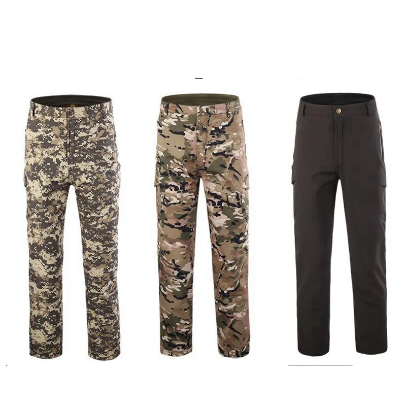 Shark Skin Softshell Outdoors Tactical Military Camouflage Pants Men Winter Army Waterproof Thermal Camo Hunt Hike Fleece Pants
Shark Skin Softshell Outdoors Tactical Military Camouflage Pants Men Winter Army Waterproof Thermal Camo Hunt Hike Fleece Pants