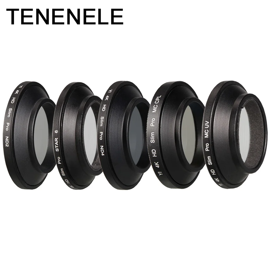 TENENELE Sport Camera Filter ND 2 4 /UV Filters For Xiaomi Yi 4K Plus/Yi Lite Polarizing/Star 6 Camera Glass Filter Accessories
TENENELE Sport Camera Filter ND 2 4 /UV Filters For Xiaomi Yi 4K Plus/Yi Lite Polarizing/Star 6 Camera Glass Filter Accessories