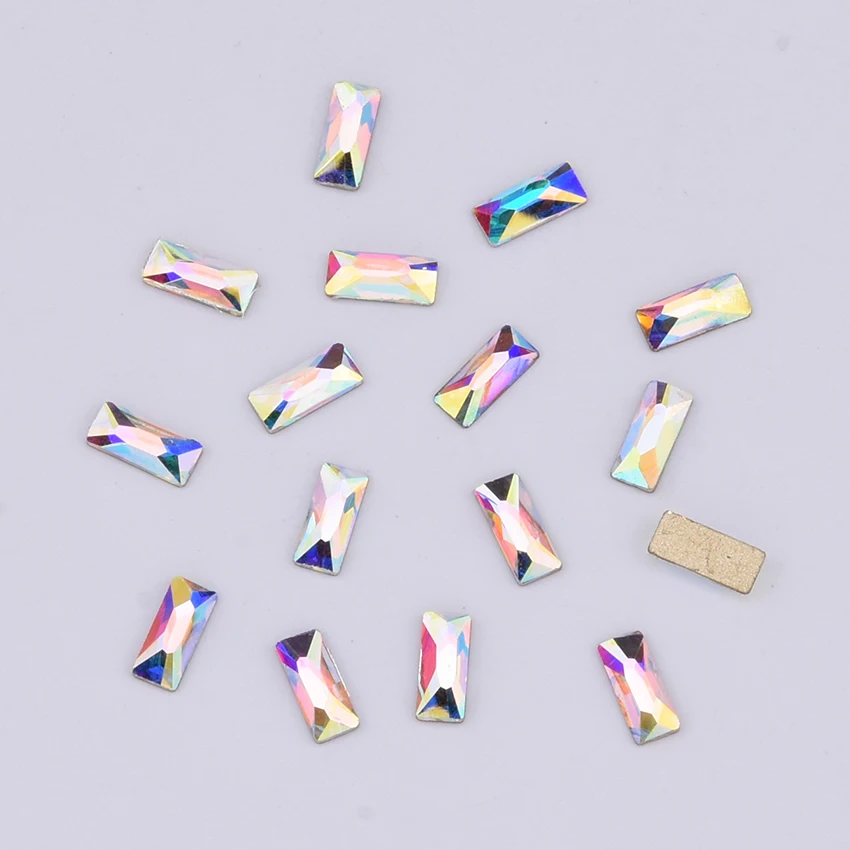 10pcs nail crystals rectangle 3x7mm flat back nail decoration stones nails art dekor diamonds manicure decoracion YHA166
10pcs nail crystals rectangle 3x7mm flat back nail decoration stones nails art dekor diamonds manicure decoracion YHA166