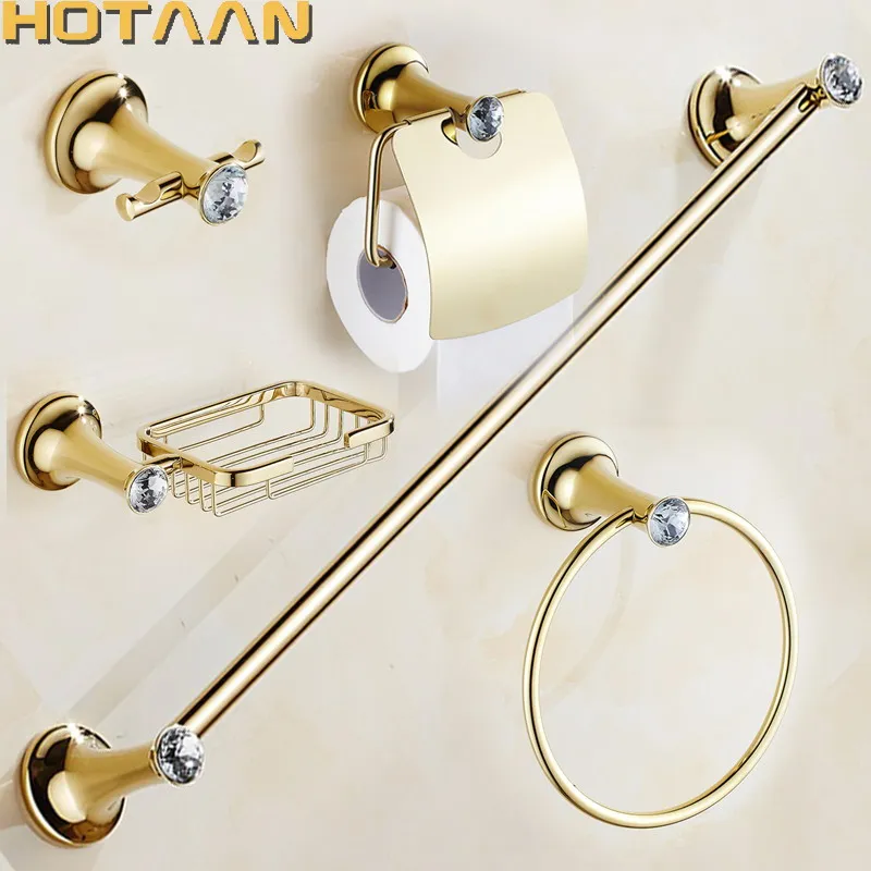 Wall mounted stainless steel Bathroom Accessories Set,Robe hook,Paper Holder,Towel Bar,Soap Holder,gold bathroom sets,813800-5
Wall mounted stainless steel Bathroom Accessories Set,Robe hook,Paper Holder,Towel Bar,Soap Holder,gold bathroom sets,813800-5