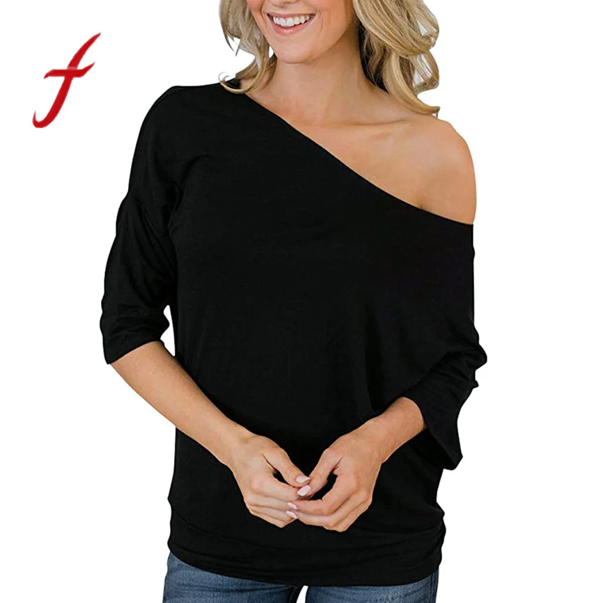 FeiTong womens tshirt new arrival casual off-the-shoulder solid color stitching sleeve top multicolor top plus size S-XL t shirt
FeiTong womens tshirt new arrival casual off-the-shoulder solid color stitching sleeve top multicolor top plus size S-XL t shirt