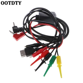 OOTDTY 63cm Power Supply Test Lead Cable Kit 2 Alligator Clip 2 Banana Plug 4 Hook Clip
OOTDTY 63cm Power Supply Test Lead Cable Kit 2 Alligator Clip 2 Banana Plug 4 Hook Clip