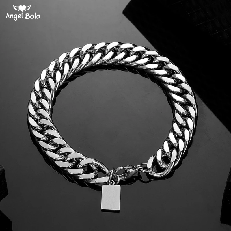Men Buddha Bracelet Cuban Links & Chains Stainless Steel Bracelet for Bangle Male Accessory with Small Buddha Charms Jewelry
Men Buddha Bracelet Cuban Links & Chains Stainless Steel Bracelet for Bangle Male Accessory with Small Buddha Charms Jewelry