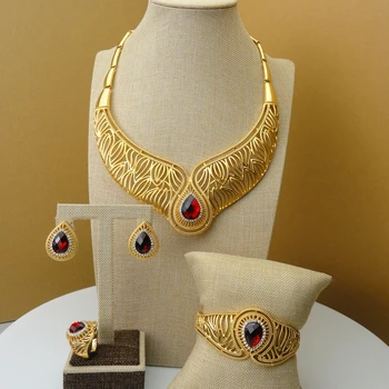 Yuminglai 2019 New Arrival Red Stone Luxury American African Rhinestone Jewelry Sets FHK5451
Yuminglai 2019 New Arrival Red Stone Luxury American African Rhinestone Jewelry Sets FHK5451