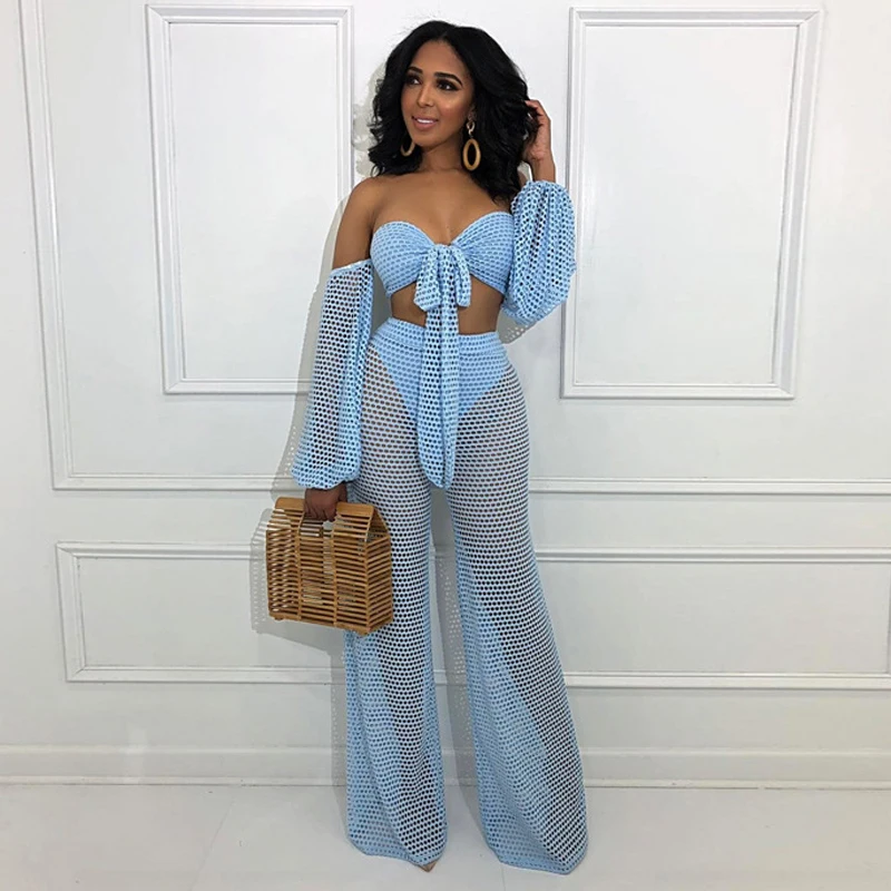 Great Women Tracksuit Two Piece Set Sexy Night Club Fishnet Womens Two Piece Sets Slash Neck Summer Swimwear Beach Matching Sets
Great Women Tracksuit Two Piece Set Sexy Night Club Fishnet Womens Two Piece Sets Slash Neck Summer Swimwear Beach Matching Sets