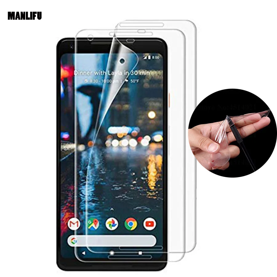 HD LCD Full Coverage Screen Protector for Google Pixel 2XL/ Pixel 2 Pixel XL Soft TPU High Clear Protective 3D Curved Film
HD LCD Full Coverage Screen Protector for Google Pixel 2XL/ Pixel 2 Pixel XL Soft TPU High Clear Protective 3D Curved Film