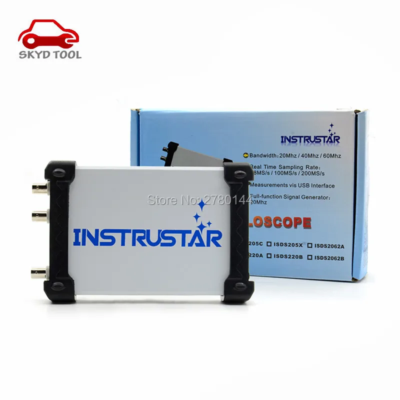 Multifunctional ISDS205B 5 in 1 PC USB Digital Virtual Oscilloscope + Spectrum Analyzer + Data Recorder + DDS + Sweep 20M 48MS/s
Multifunctional ISDS205B 5 in 1 PC USB Digital Virtual Oscilloscope + Spectrum Analyzer + Data Recorder + DDS + Sweep 20M 48MS/s