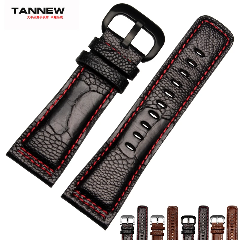 28mm Hand-stitching genuine leather Ostrich feet leather watch straps correspond P1 P2 M1 Men's watch Accessories
28mm Hand-stitching genuine leather Ostrich feet leather watch straps correspond P1 P2 M1 Men's watch Accessories