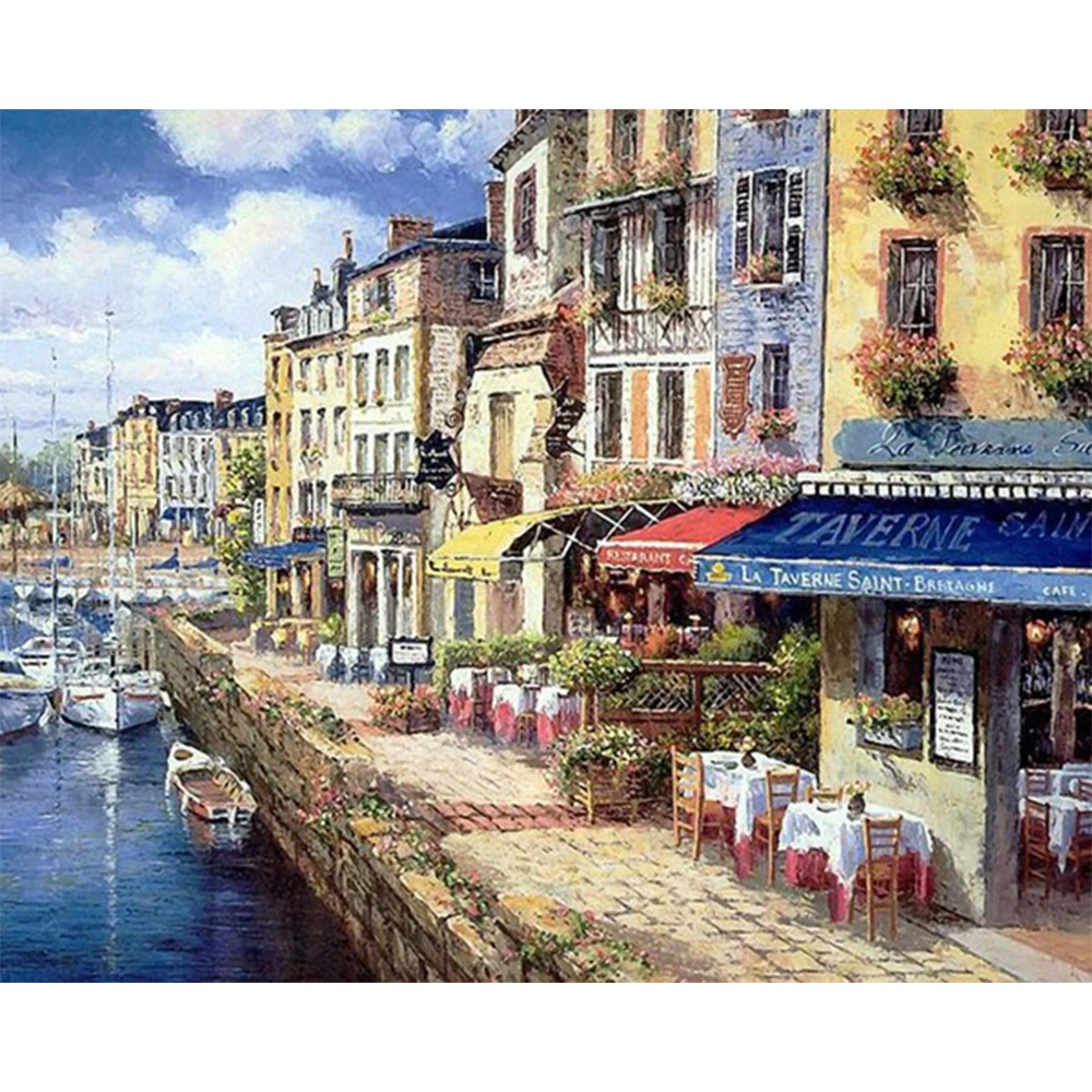 LI LOYE Crafts Diamond Embroidery European Riverside street view Diamond Painting Kit Inlaid Decorative Embroider gift RT449
LI LOYE Crafts Diamond Embroidery European Riverside street view Diamond Painting Kit Inlaid Decorative Embroider gift RT449