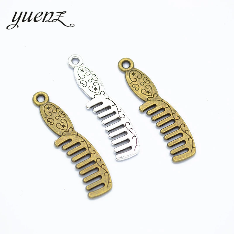 YuenZ 15pcs Antique Silver Bronze Metal Comb Charms Pendant for Necklace Bracelet Jewelry Making Finding 35*9mm J355
YuenZ 15pcs Antique Silver Bronze Metal Comb Charms Pendant for Necklace Bracelet Jewelry Making Finding 35*9mm J355