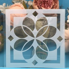 5.9" Flower Square DIY Craft Layering Stencils Wall Painting Scrapbooking Stamping Embossing Album Paper Card Template F5527
5.9" Flower Square DIY Craft Layering Stencils Wall Painting Scrapbooking Stamping Embossing Album Paper Card Template F5527