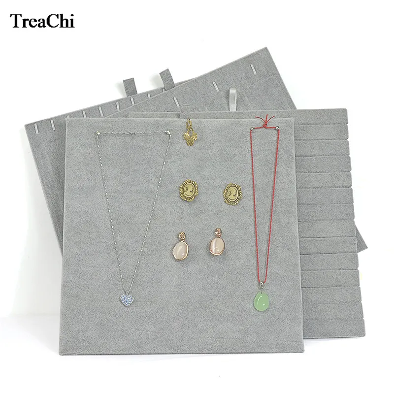 Factory Sale Creative Velvet Jewelry Display Rack Portable Grey Earring Ring Cufflink Necklace Watch Chain Brooch OrganizerStand 
Factory Sale Creative Velvet Jewelry Display Rack Portable Grey Earring Ring Cufflink Necklace Watch Chain Brooch OrganizerStand