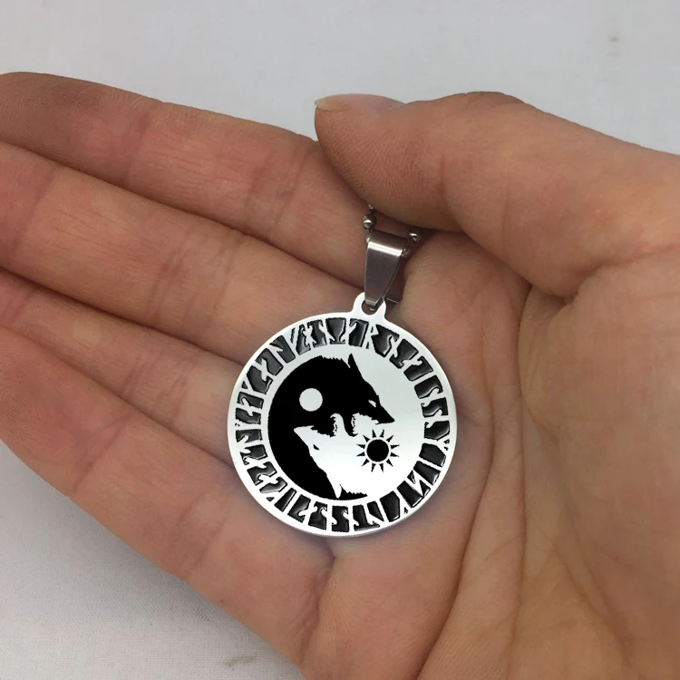 Unique Disc Pendant Necklace Yin Yang Wolf Moon Sun Charm Necklaces Jewelry Best Gift for Friend YP6698
Unique Disc Pendant Necklace Yin Yang Wolf Moon Sun Charm Necklaces Jewelry Best Gift for Friend YP6698