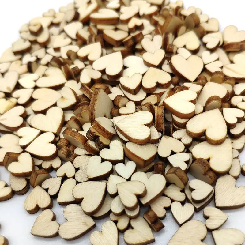 200Pcs DIY Wooden Hearts Shaped Decorative 6/8/10/12mm Signs Wedding Banquets Party Table Decorations
200Pcs DIY Wooden Hearts Shaped Decorative 6/8/10/12mm Signs Wedding Banquets Party Table Decorations