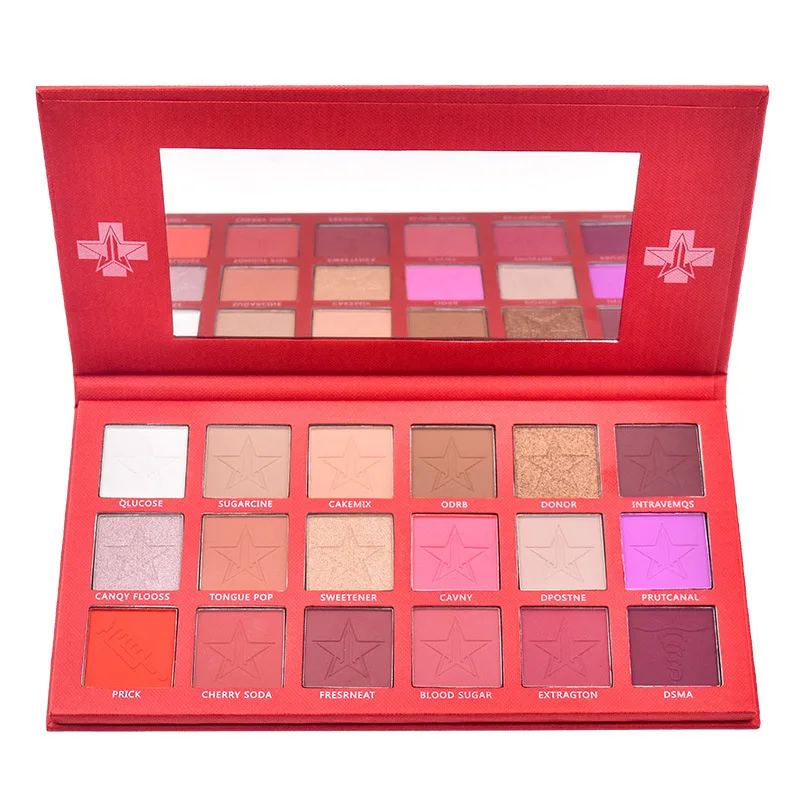 Brand Five-pointed Star 18 Color Eye Shadow Shimmer Matte Makeup Palette Long-lasting Nude Color Waterproof Beauty Cosmetics
Brand Five-pointed Star 18 Color Eye Shadow Shimmer Matte Makeup Palette Long-lasting Nude Color Waterproof Beauty Cosmetics