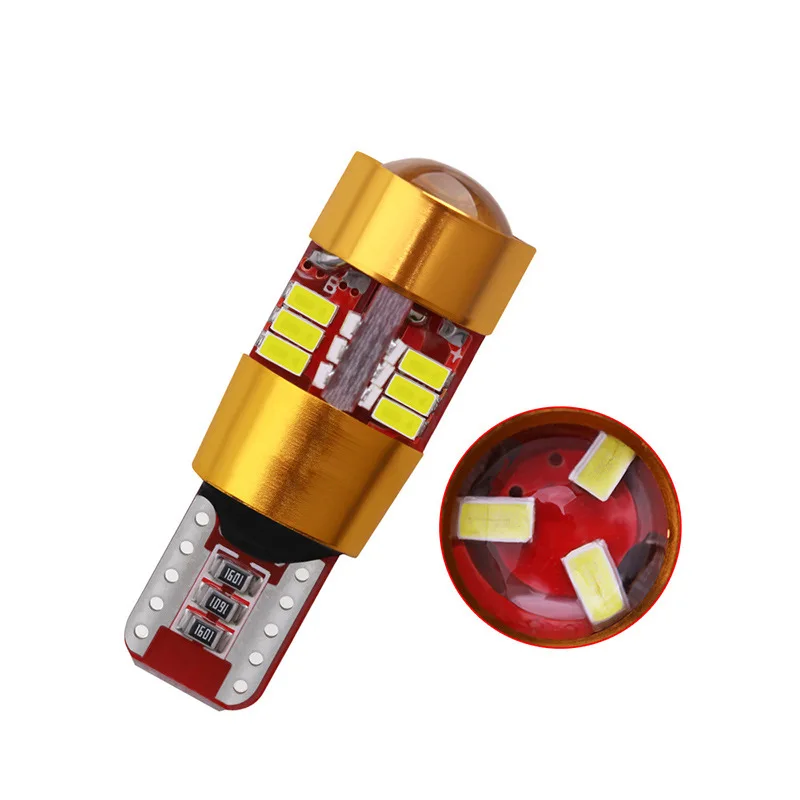 T10-27SMD Decoding Width Lamp 3014 Led Car Display Wide Bulb Super Bright License Plate Light 5W12V Interior Light Signal Light
T10-27SMD Decoding Width Lamp 3014 Led Car Display Wide Bulb Super Bright License Plate Light 5W12V Interior Light Signal Light