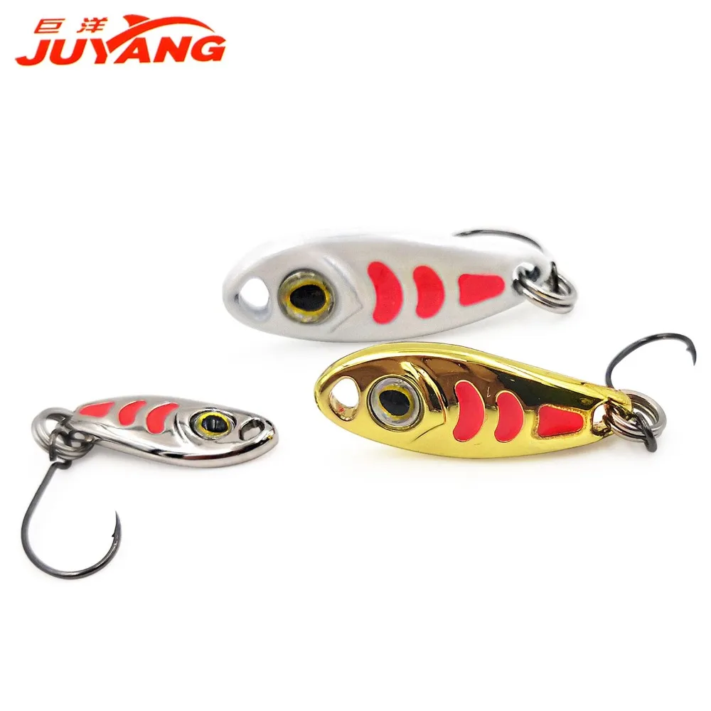5pcs/lot JUYANG casting small fishing spoon lure 1.5g 3g 5g wobbler Isca Artificial baits accessories for perch trout etc.
5pcs/lot JUYANG casting small fishing spoon lure 1.5g 3g 5g wobbler Isca Artificial baits accessories for perch trout etc.