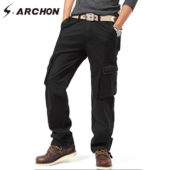 S.ARCHON Spring Fashion 100% Cotton Breathable Tactical Cargo Pant Men Windproof Large Pockets Military Pant Casual Army Trouser
S.ARCHON Spring Fashion 100% Cotton Breathable Tactical Cargo Pant Men Windproof Large Pockets Military Pant Casual Army Trouser