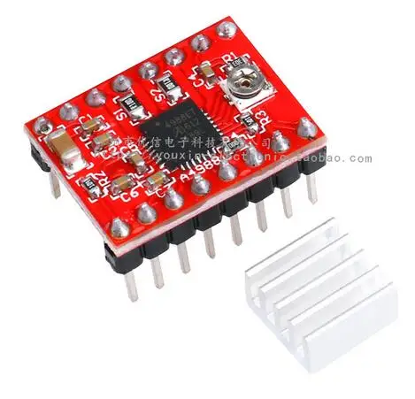10pcs Reprap Stepper Driver pololu A4988 Stepper Motor Driver Module with Heatsink For RAMPS For Arduino 3D Printer Parts
10pcs Reprap Stepper Driver pololu A4988 Stepper Motor Driver Module with Heatsink For RAMPS For Arduino 3D Printer Parts