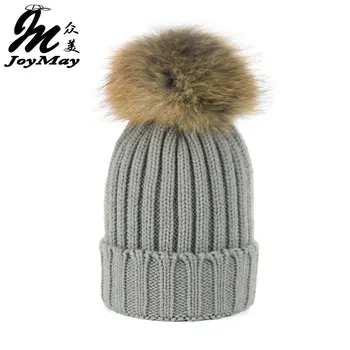 Joymay Girl Fashion Winter Real Raccoon Fur Hats 15Cm Fur Pompom Beanies Cap Natural Fur Hat For Woman W220
Joymay Girl Fashion Winter Real Raccoon Fur Hats 15Cm Fur Pompom Beanies Cap Natural Fur Hat For Woman W220