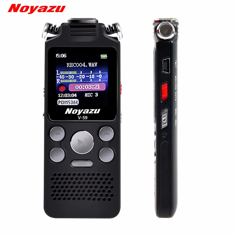 NOYAZU V59 8GB Audio Sound Digital Voice Recorder Portable Rechargeable Dictaphone Recorder Voice Activated Recorder Dictaphone
NOYAZU V59 8GB Audio Sound Digital Voice Recorder Portable Rechargeable Dictaphone Recorder Voice Activated Recorder Dictaphone