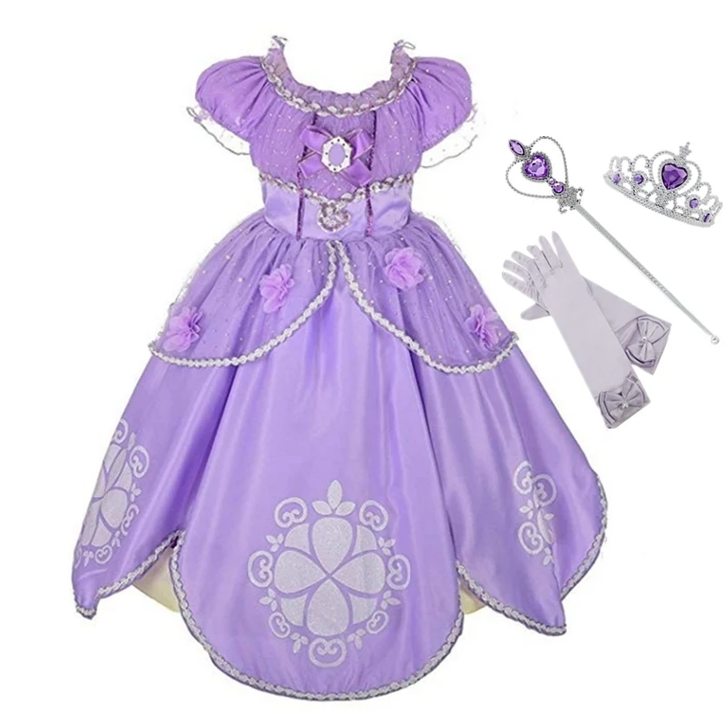 Princess Summer Dresses Girls Sofia Cosplay Costume 5 Layers Children Kids Floral Halloween Party Tutu Dress up Fantasy
Princess Summer Dresses Girls Sofia Cosplay Costume 5 Layers Children Kids Floral Halloween Party Tutu Dress up Fantasy