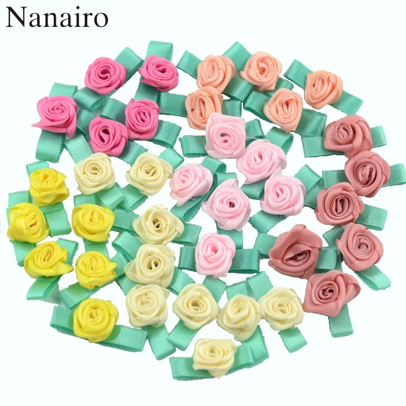 100PCS Artificial Mini Silk Rosettes Fabric Flowers Heads Making Handmade Satin Ribbon Applique DIY Craft For Wedding Decoration
100PCS Artificial Mini Silk Rosettes Fabric Flowers Heads Making Handmade Satin Ribbon Applique DIY Craft For Wedding Decoration