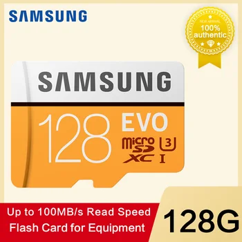 

SAMSUNG tarjeta de memoria Micro SD 32G 64G 128g 256 tarjetas MicroSD SDHC SDXC Max 100MB/S EVO 32 GB 64 GB C10 TF Trans Flash