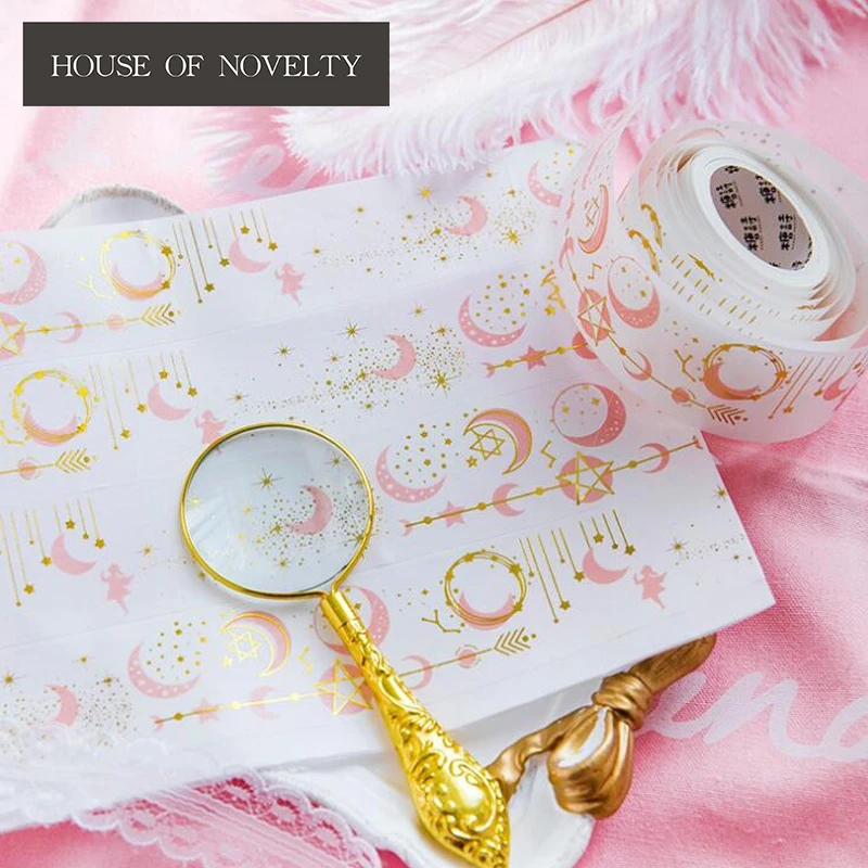 12 pcs/lot Gilding Young Star Moon Washi Tape Adhesive Tape DIY Scrapbooking Sticker Label Masking Tape
12 pcs/lot Gilding Young Star Moon Washi Tape Adhesive Tape DIY Scrapbooking Sticker Label Masking Tape