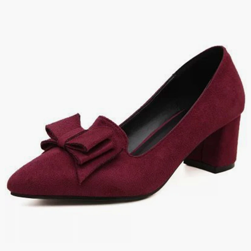 Spring Women High Heel Shoes Bowtie Slip On Suede Pumps Boat Shoes Pointed Toe Shoes Female Shallow Fashion Ladies Shoes 
Spring Women High Heel Shoes Bowtie Slip On Suede Pumps Boat Shoes Pointed Toe Shoes Female Shallow Fashion Ladies Shoes