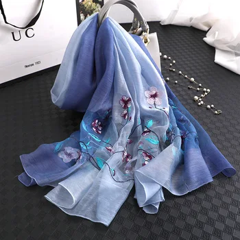 Brand 2020 New Women Silk Wool Scarves Fashion Embroidery High Quality Soft Wool Scarf Lady Pashmina Shawls Bandana Foulard
Brand 2020 New Women Silk Wool Scarves Fashion Embroidery High Quality Soft Wool Scarf Lady Pashmina Shawls Bandana Foulard