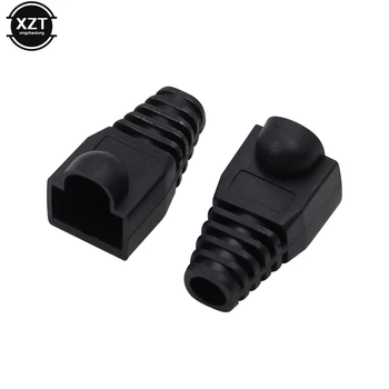 50pcs/lot Hot sale Black Boot Cap Plug Head For RJ45 Cat5/6 Cable Connector Modular Network Plug Head
50pcs/lot Hot sale Black Boot Cap Plug Head For RJ45 Cat5/6 Cable Connector Modular Network Plug Head
