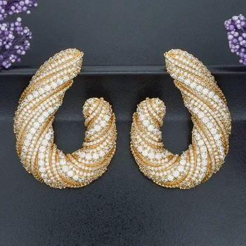 ModemAngel Water Drop Cubic Zirconia Gold Color African Women Wedding Engagement Luxury Fashion Earring Party
ModemAngel Water Drop Cubic Zirconia Gold Color African Women Wedding Engagement Luxury Fashion Earring Party