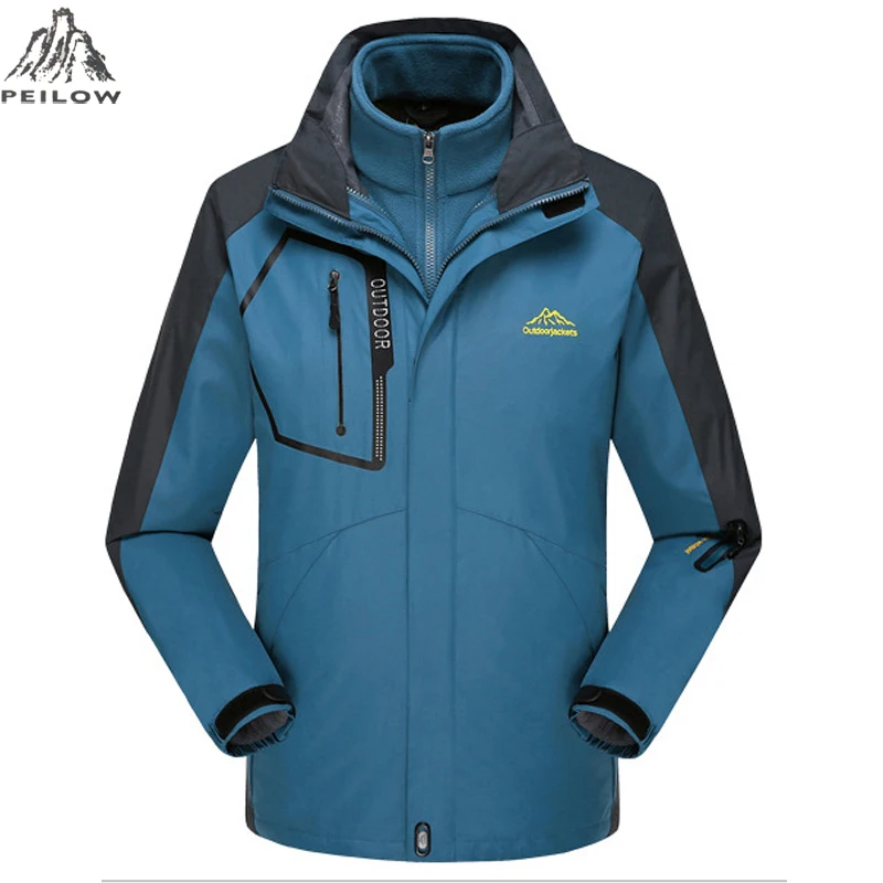 PEILOW Winter Jacket Men women Thick 2 in 1 Coat Thermal Warm Windproof Hood Jackets Outwear Parka men Jaqueta Casual Coats
PEILOW Winter Jacket Men women Thick 2 in 1 Coat Thermal Warm Windproof Hood Jackets Outwear Parka men Jaqueta Casual Coats